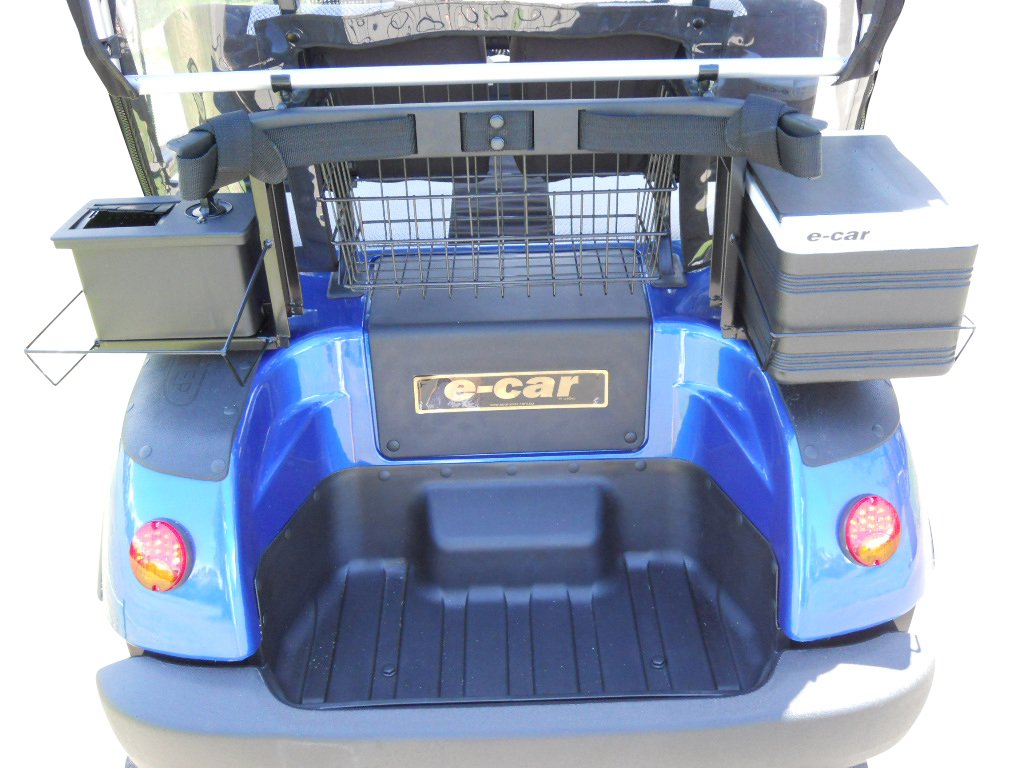 ECAR Golf LT-A2D 2 Seat Golfers Electric Buggy Cart Cheap Best Quality Esky Club Ball Washer Basket
