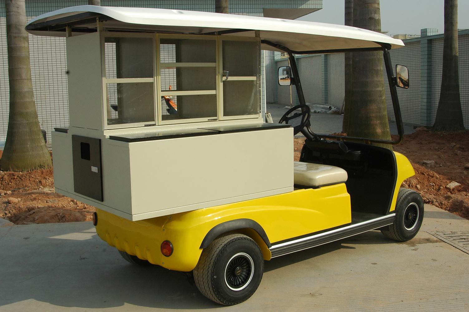 ECAR LT-A2.PC - 2 Seat Electric Catering Cart Buggy Hotel Resort Event Cater