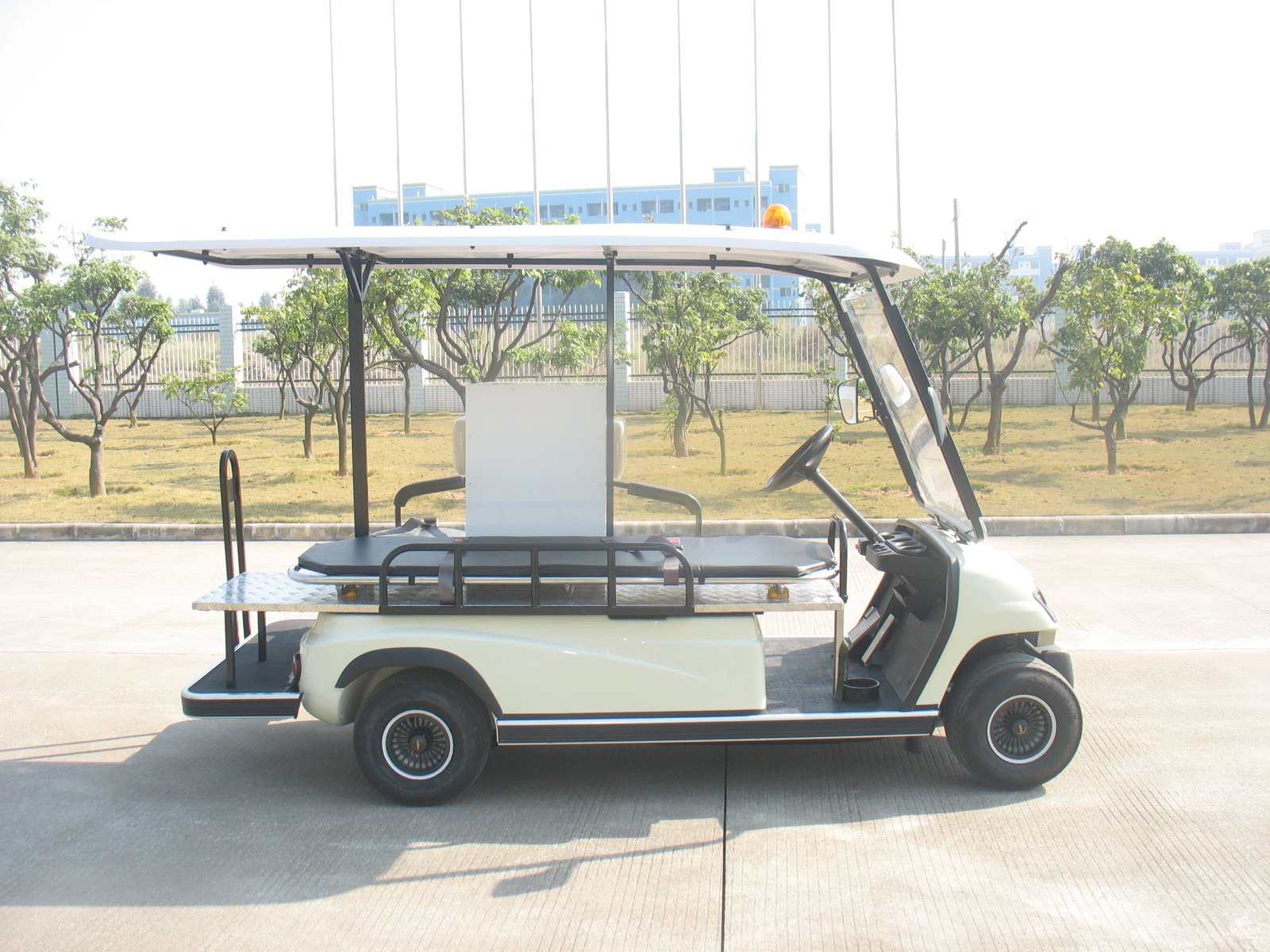 Side Photo ECAR LT-A2.HS2 - MEDI CART Electric Ambulance Buggy Commercial