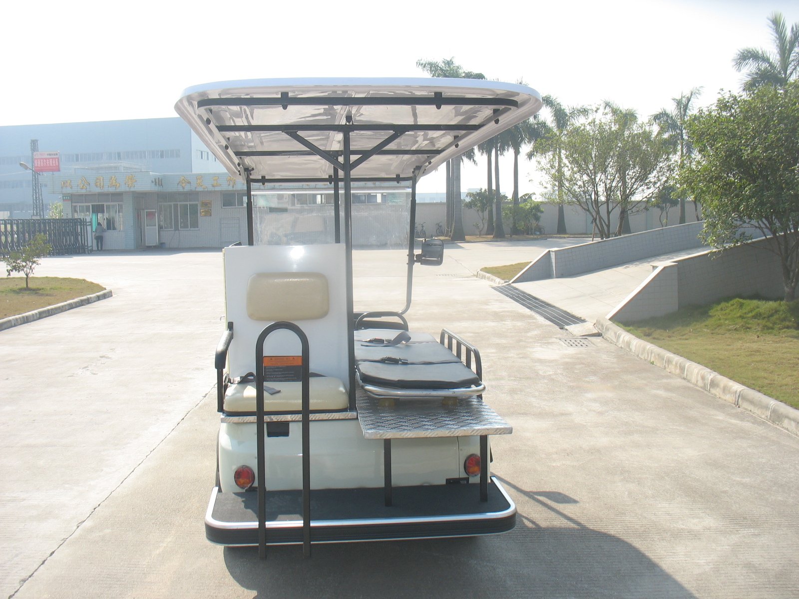 Rear Photo ECAR LT-A2.HS2 - MEDI CART Electric Ambulance Buggy