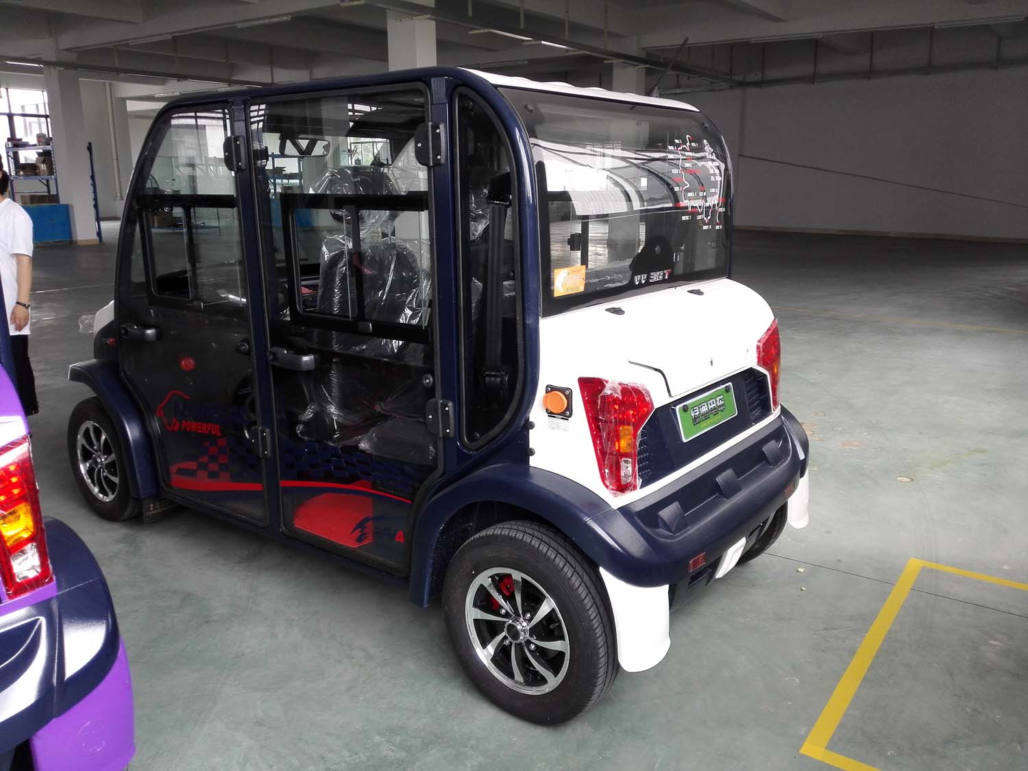 Rear Photo ECAR 4 Seat LT-S4.DB Community Electric Cart