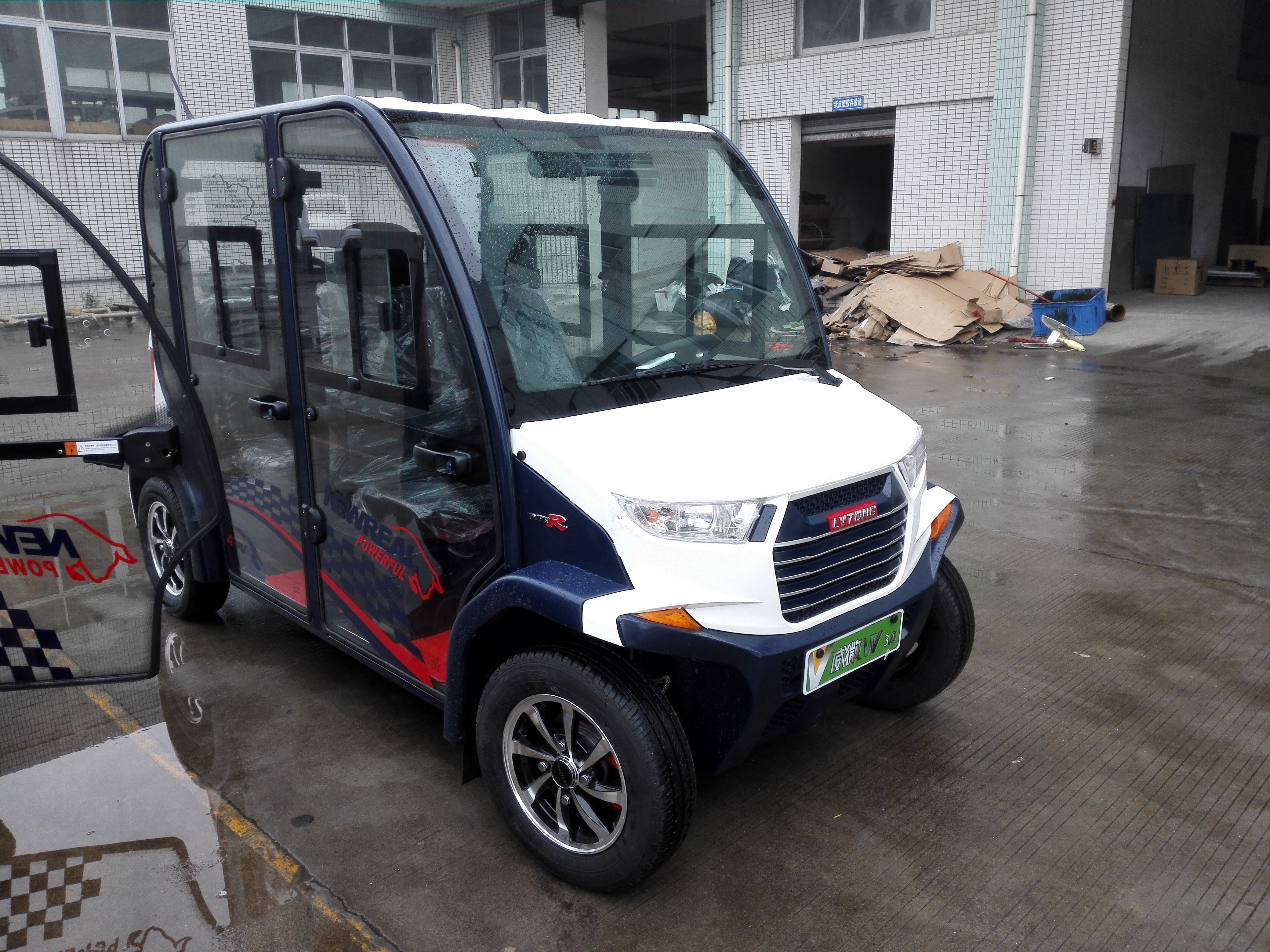 Outside ECAR 4 Seat LT-S4.DB Community Electric Cart